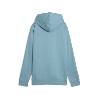 Puma Women's Essentials Fleece Sea Blue Hoodie