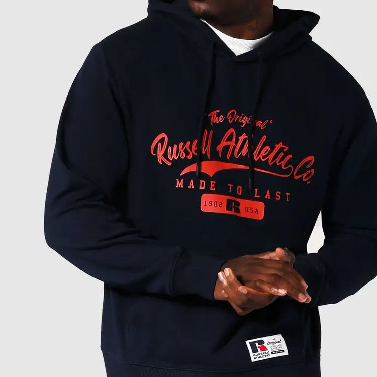 RUSSELL ATHLETIC MEN'S ORIGINAL NAVY HOODIE