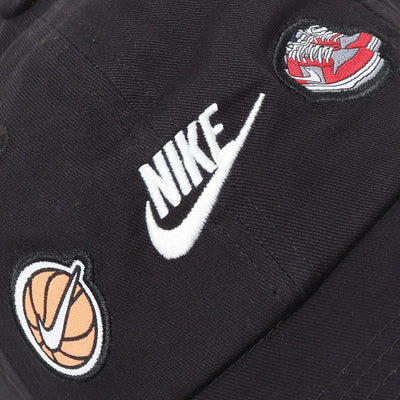 Nike Kid's Patch Club Black Cap