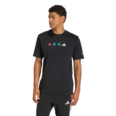Adidas Men's Fifa World Cup Graphic Black Tee