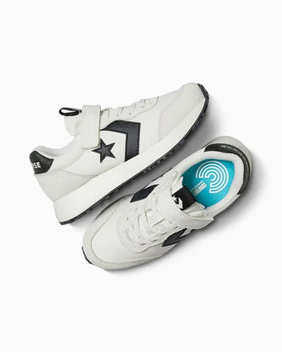 Converse Kid's Omega Trainer Hook N' Loop White/Black Shoes