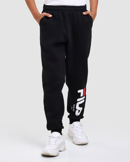 Fila Kid's Bailey Black Trackpants
