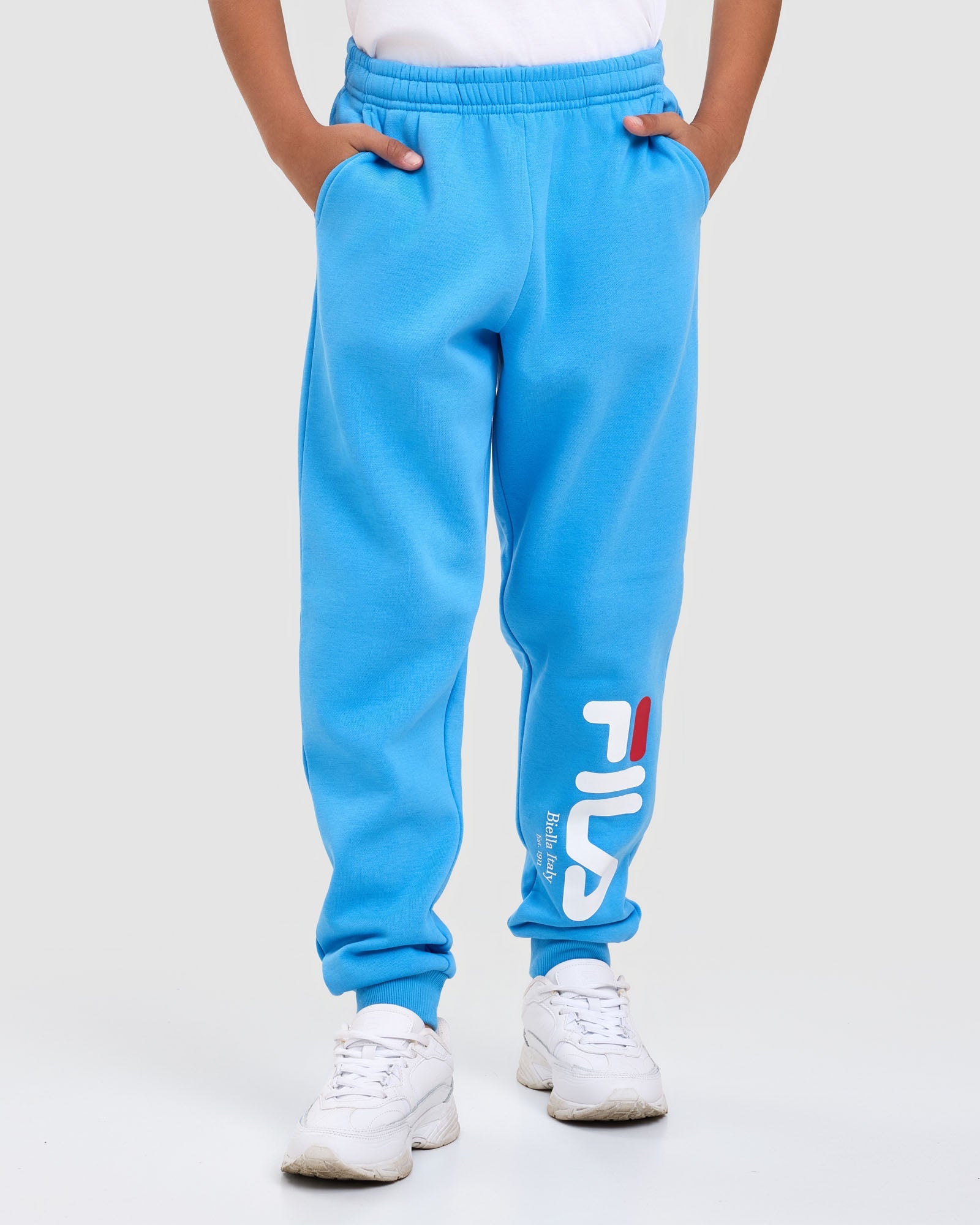 Fila Kid's Bailey Blue Trackpants