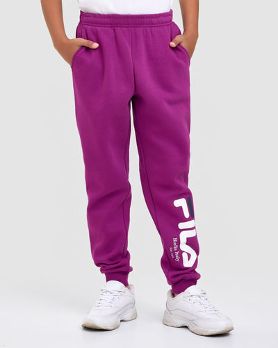 Fila Kid's Bailey Purple Trackpant