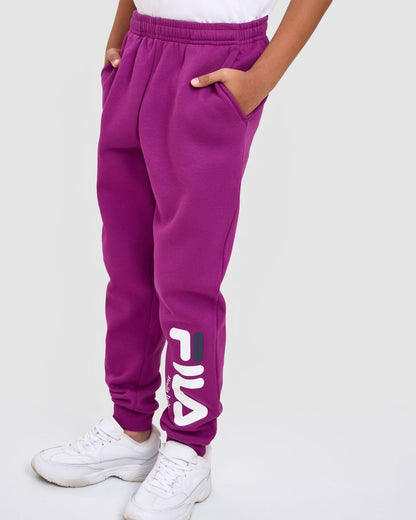 Fila Kid's Bailey Purple Trackpant