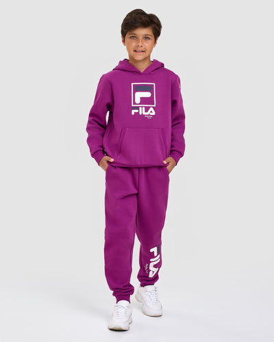 Fila Kid's Bailey Purple Trackpant