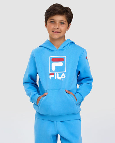 Fila Kid's Bailey Blue Hoodie