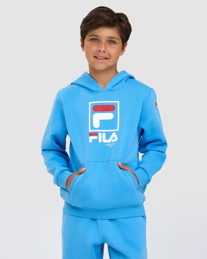 Fila Kid's Bailey Blue Hoodie