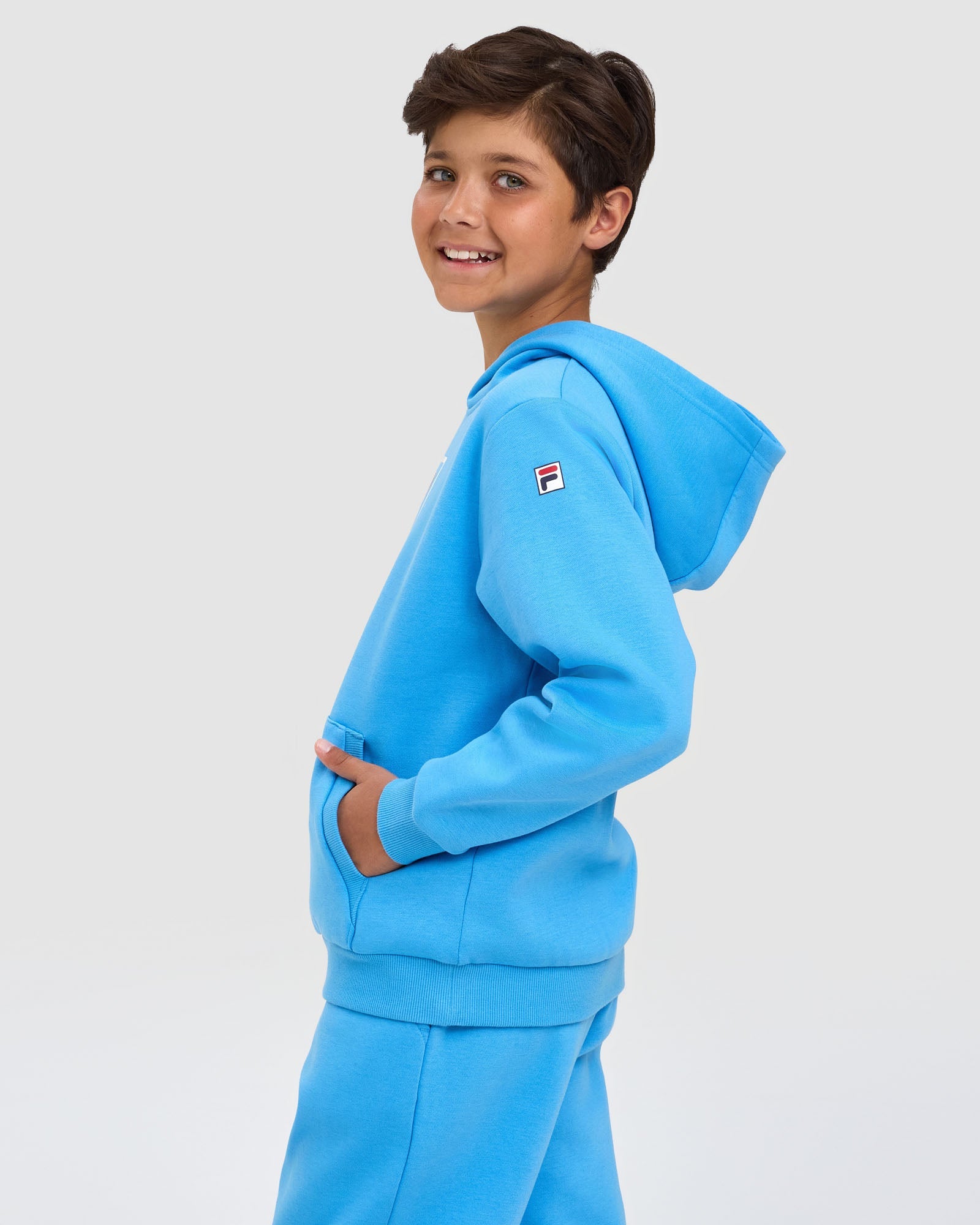 Fila Kid's Bailey Blue Hoodie