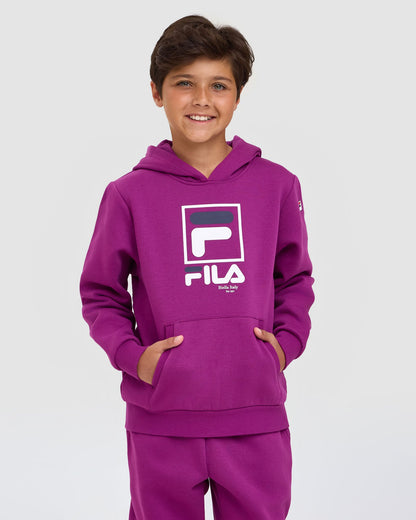 Fila Kid's Bailey Purple Hoodie