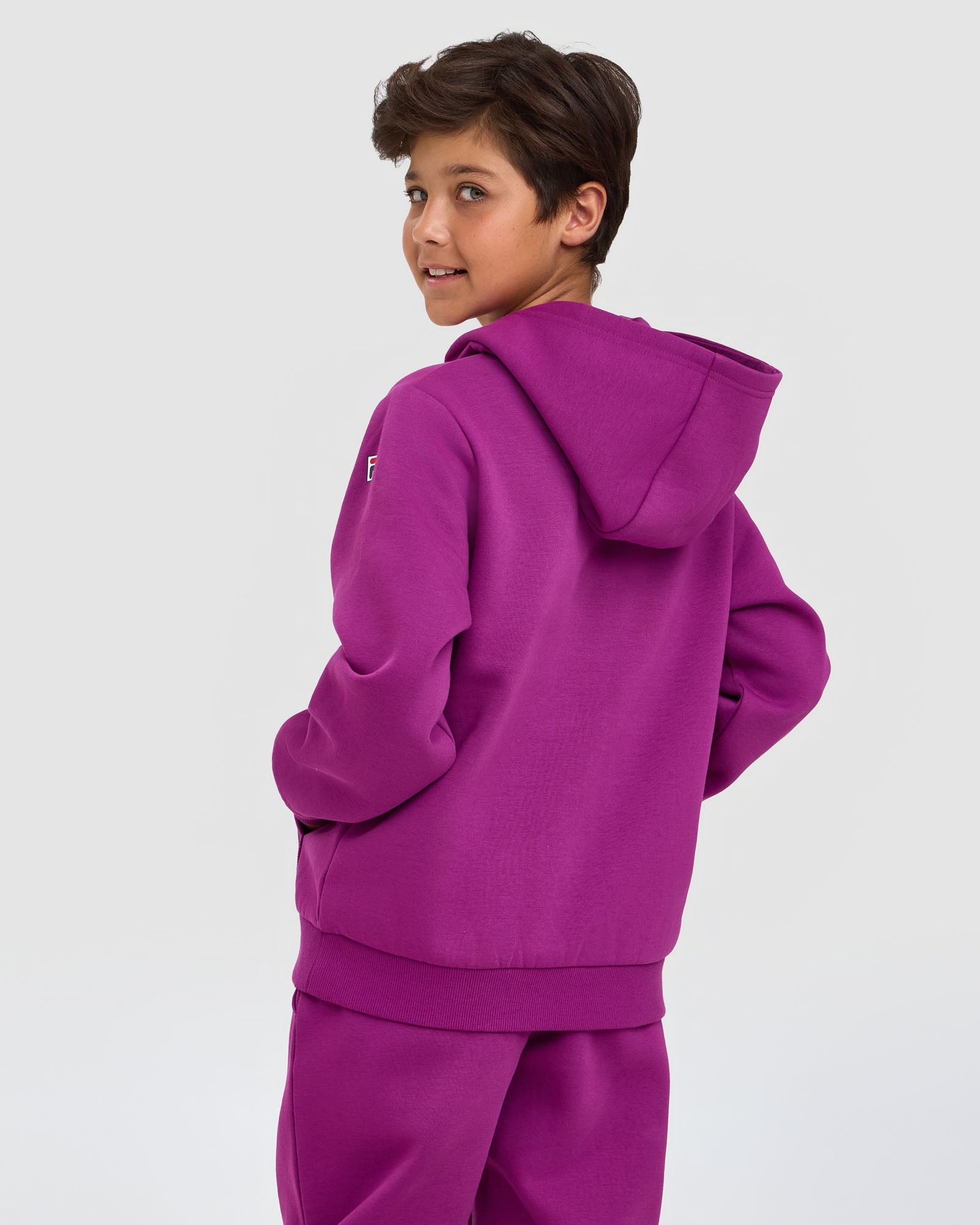 Fila Kid's Bailey Purple Hoodie