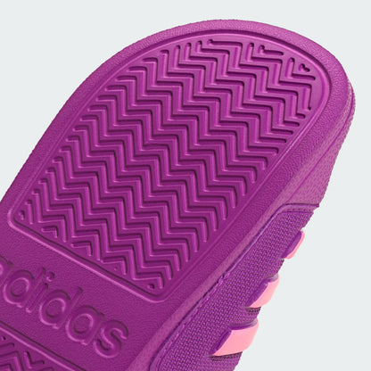 ADIDAS KID'S ADILETTE SHOWERT PURPLE SLIDES