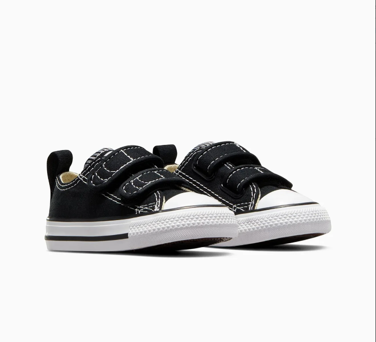 CONVERSE INFANT CHUCK TAYLOR ALL STAR 2 LOW BLACK SNEAKER SHOE 10 US