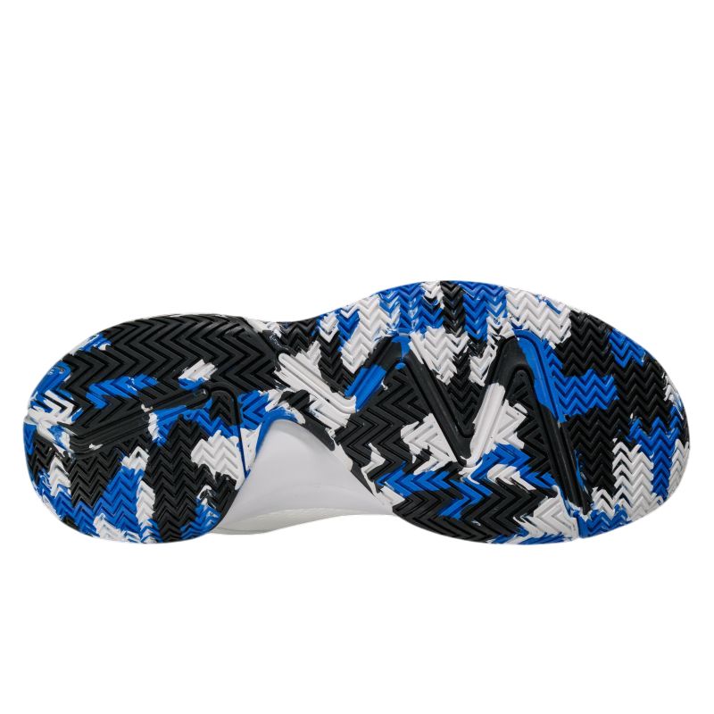 AND 1 MEN'S BALLER WHITE/BLACK/ROYAL BASKETBALL SHOES