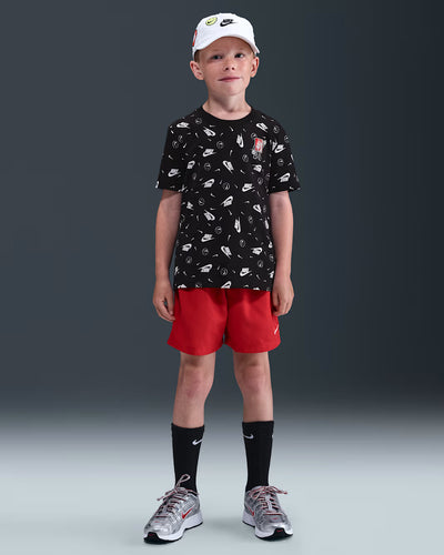Nike Kid's Aop Boxy Black Tee