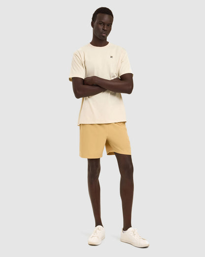 Fila Men's Adam Reg Oyster Grey Tee