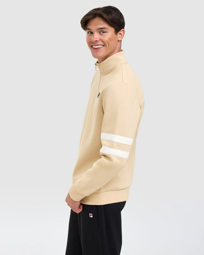 Fila Men's Bradley Semolina Quarter Zip Top