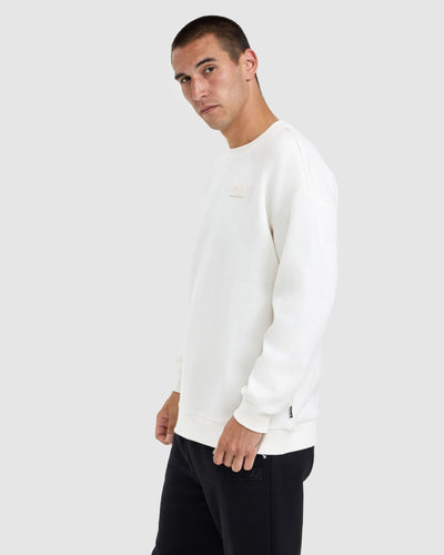Fila Men's Byron Relaxed Crew Gardenia Sweatshirt