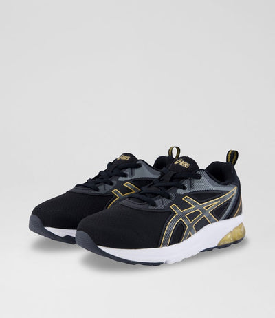 Asics Kid's Gel Quantum 90 Iv Black/Gold Running Shoes