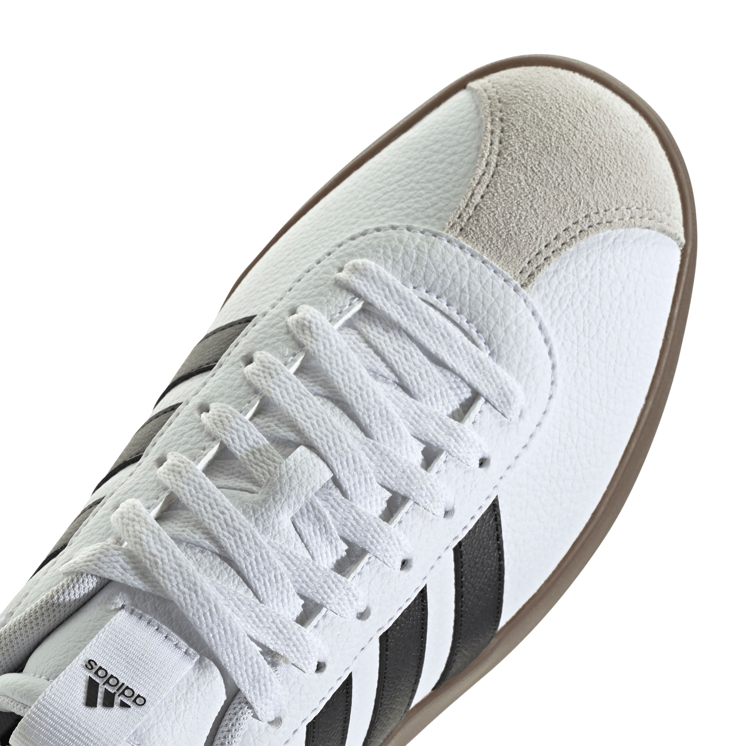 ADIDAS MEN'S VL COURT 3.0 WHITE/BLACK SNEAKER SHOES