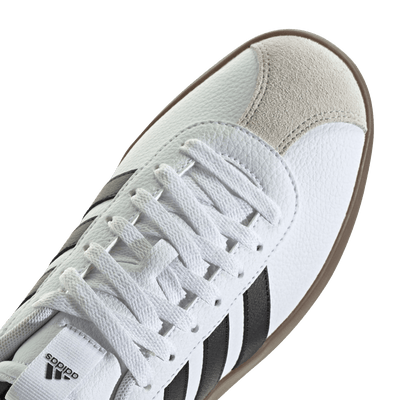 ADIDAS MEN'S VL COURT 3.0 WHITE/BLACK SNEAKER SHOES