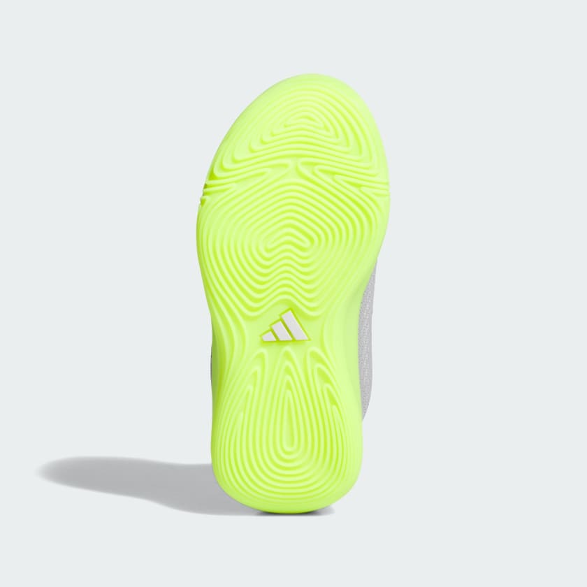 Adidas Kid's Initiation C Grey/Lemon Basketball Shoes