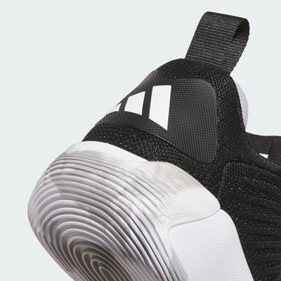 Adidas Kid's Initiation J Shoes Black/White Basketball Shoes