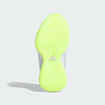 Adidas Kid's Initiation J Grey/Lemon Basketball Shoes