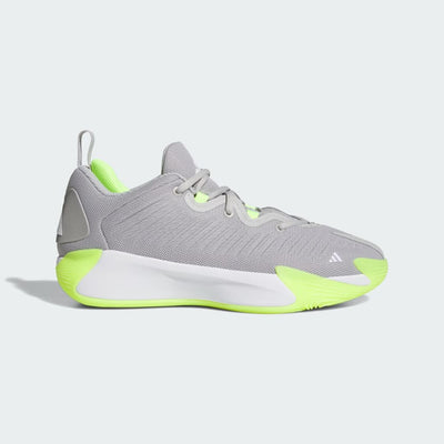 ADIDAS MEN'S INITIATION GREY/LEMON BASKETBALL SHOES