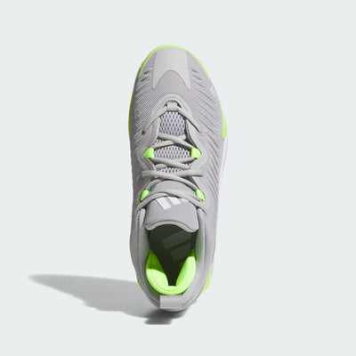 ADIDAS MEN'S INITIATION GREY/LEMON BASKETBALL SHOES