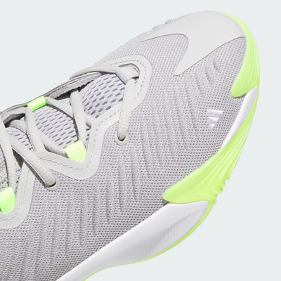 ADIDAS MEN'S INITIATION GREY/LEMON BASKETBALL SHOES