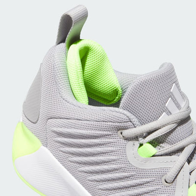 ADIDAS MEN'S INITIATION GREY/LEMON BASKETBALL SHOES