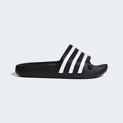 Adidas Junior Adilette Aqua Black/White Slides