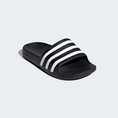 Adidas Junior Adilette Aqua Black/White Slides