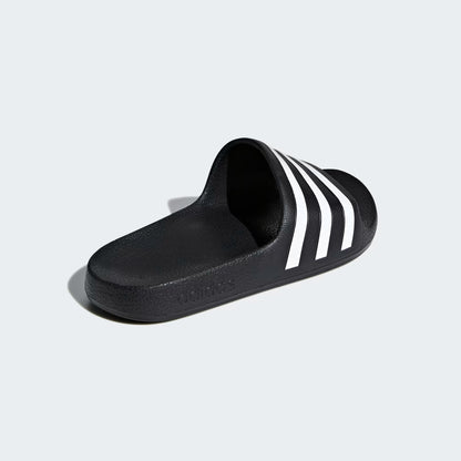 Adidas Junior Adilette Aqua Black/White Slides