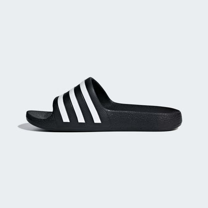Adidas Junior Adilette Aqua Black/White Slides