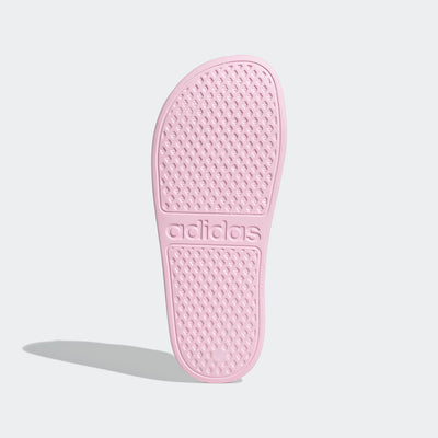 Adidas Kid's Adilette Aqua Pink/White Slides