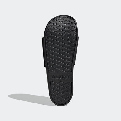 ADIDAS UNISEX ADILETTE 3-STRIPE COMFORT BLACK/WHITE SLIDES