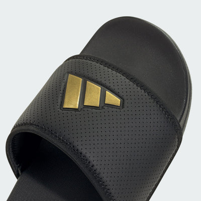 Adidas Unisex Adilette Comfort Black/Gold Slides