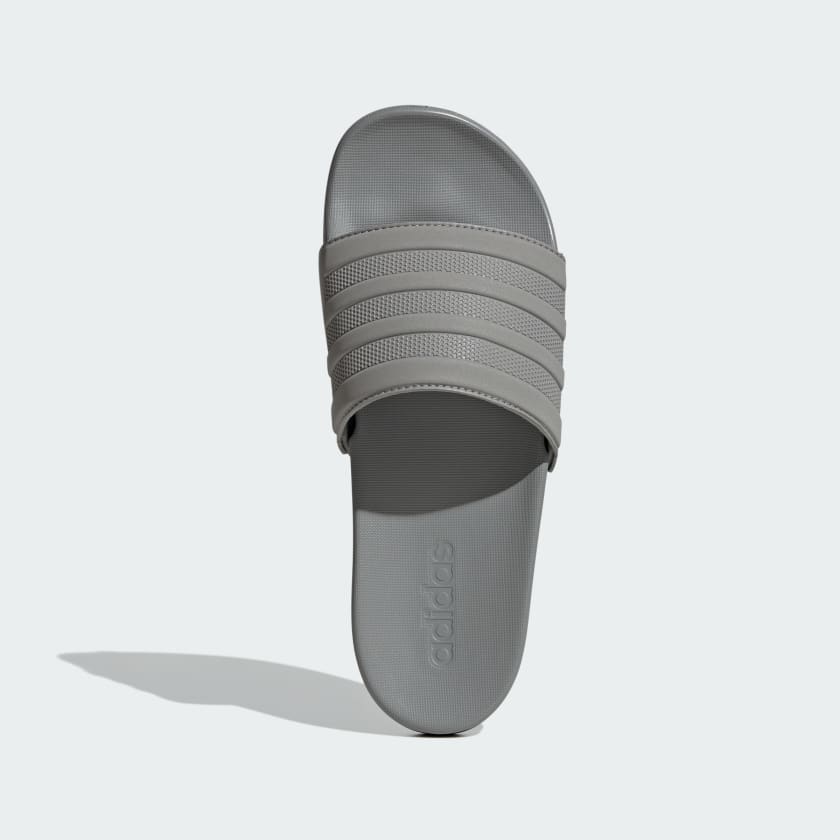 ADIDAS MEN S ADILETTE COMFORT GREY SLIDES INSPORT