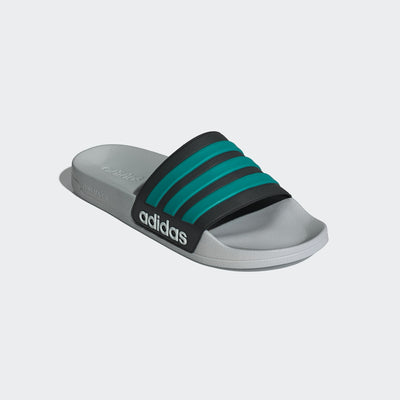 Adidas Unisex Adilette Shower Black/Teal Slides