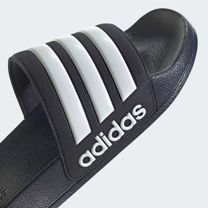 Adidas Kid's Adilette Shower Black/White Slides