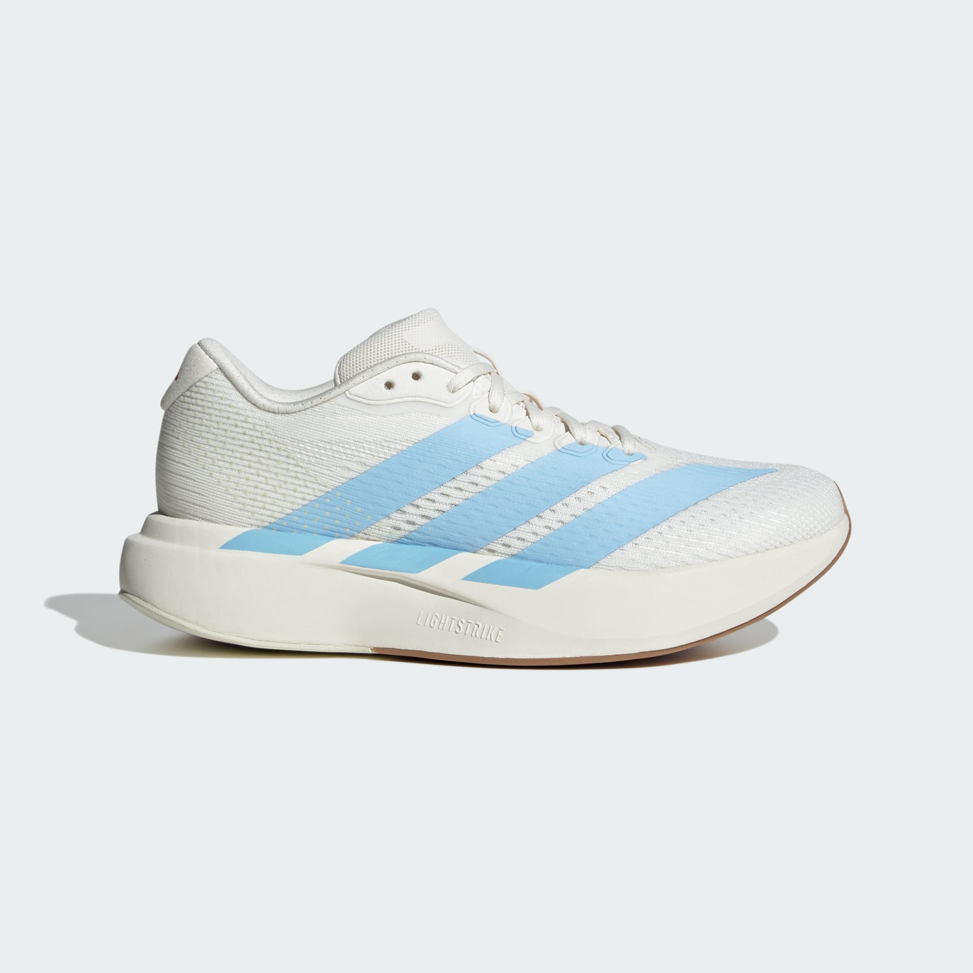 ADIDAS WOMEN'S ADIZERO PACER WHITE/BLUE RUNNING SHOES
