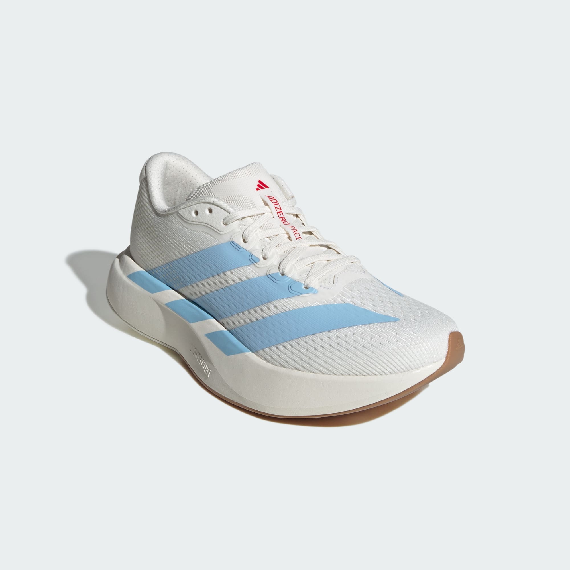 ADIDAS WOMEN'S ADIZERO PACER WHITE/BLUE RUNNING SHOES
