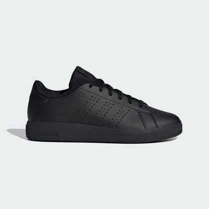 ADIDAS KID'S ADVANTAGE TRIPLE BLACK SNEAKER SHOES