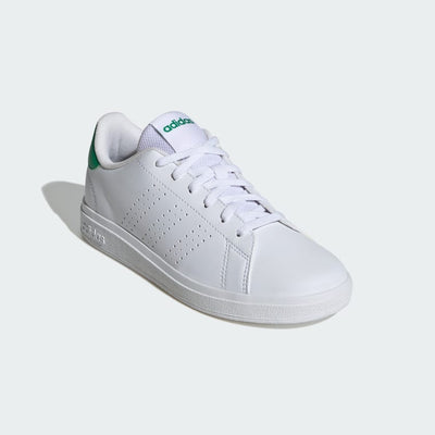 Adidas Kid's Advantage Base 2.0 White/Green Sneaker