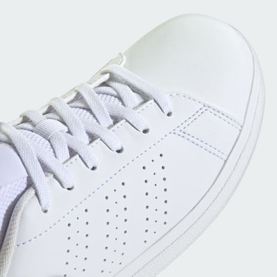 Adidas Kid's Advantage Base 2.0 White/Green Sneaker