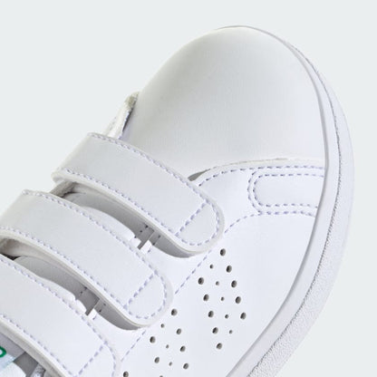 Adidas Kids Advantage Base 2.0 White/Green Sneaker