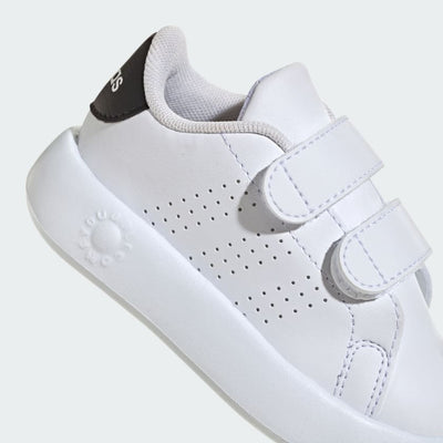 Adidas Kids Advantage White/Black Shoe