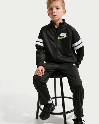 Nike Kid's In The Zone Oversized Black Tracksuit Set